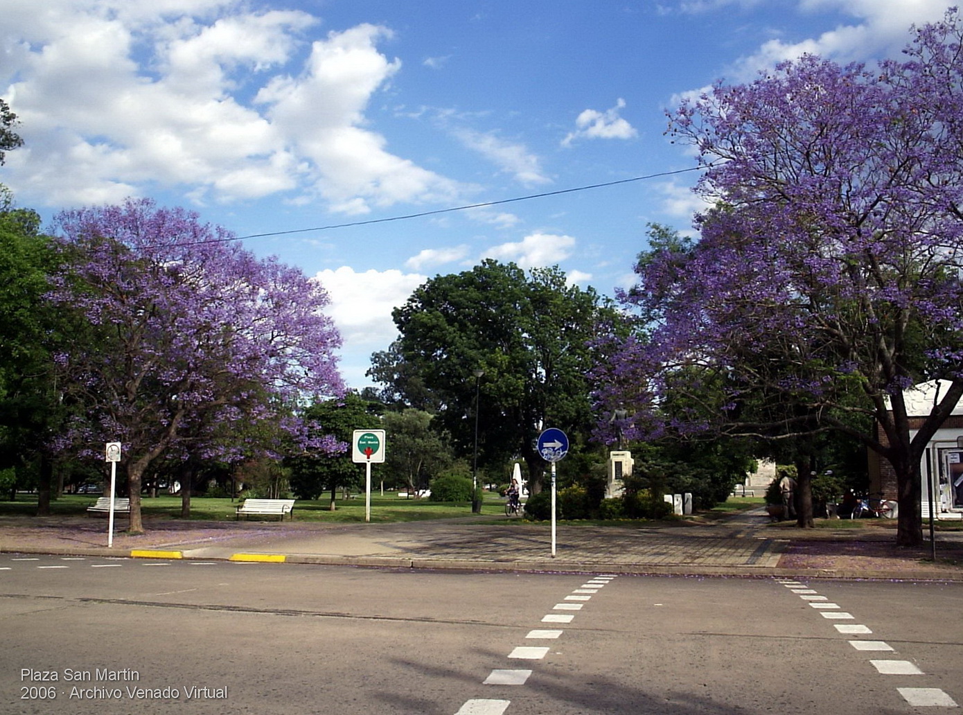 Plaza San Martín en 2006